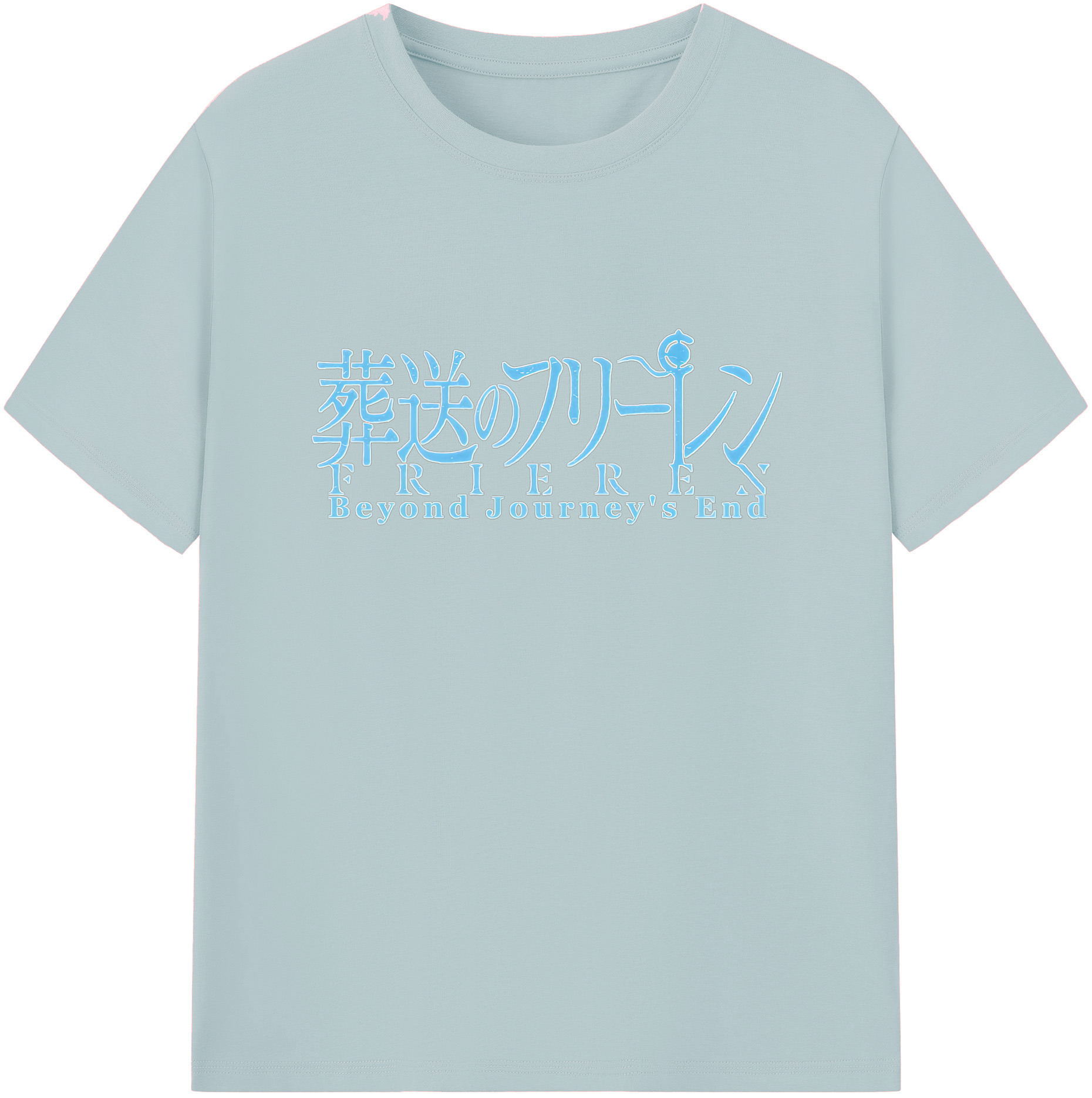（画像用） 葬送のフリーレン Frieren 綿100％半袖Tシャツ（フロントプリント）